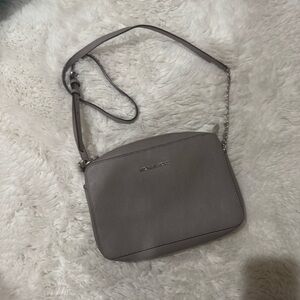 Michael Kors Gray Crossbody Bag